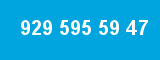 929 595 59 47 929 595 59 47